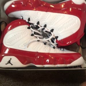 Air Jordan 9,  in women’s 5 7 8 Men- 10 11 1/2, 12